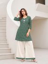 Ff Vk Cotton Bandhani Print Kurti With Bottom